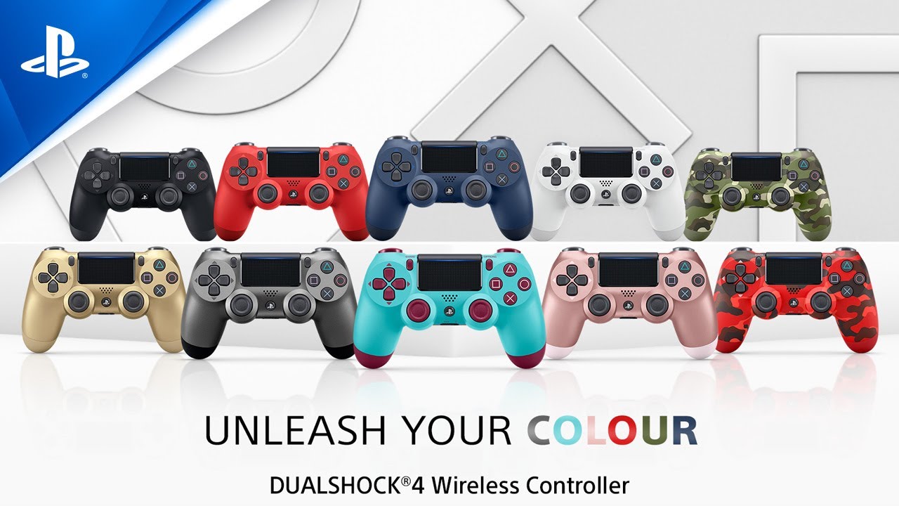 Dualshock 4 Wireless Controller Unleash Your Colour Ps4 Youtube