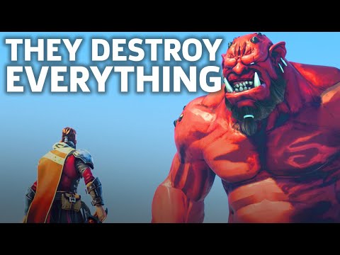 Extinction Is Coming - Fighting A Giant Gameplay