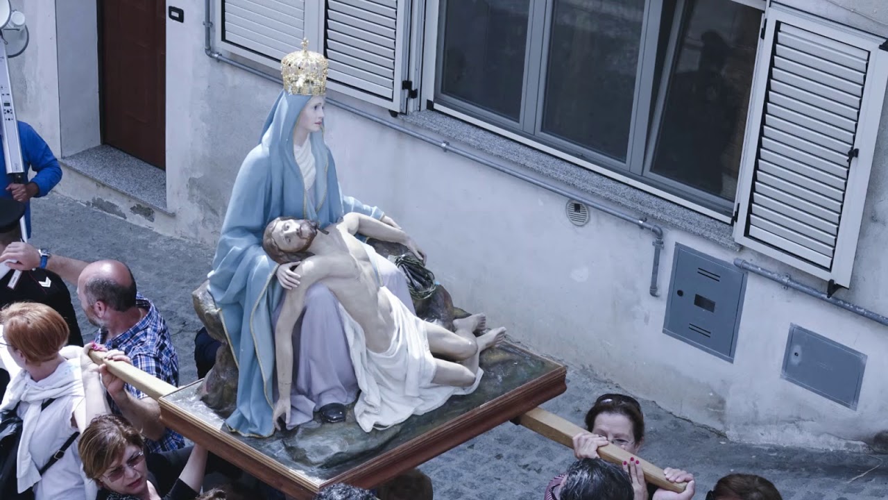 Pellegrini a Crosia CS per la Madonna della Pietà,da MicheleExpert