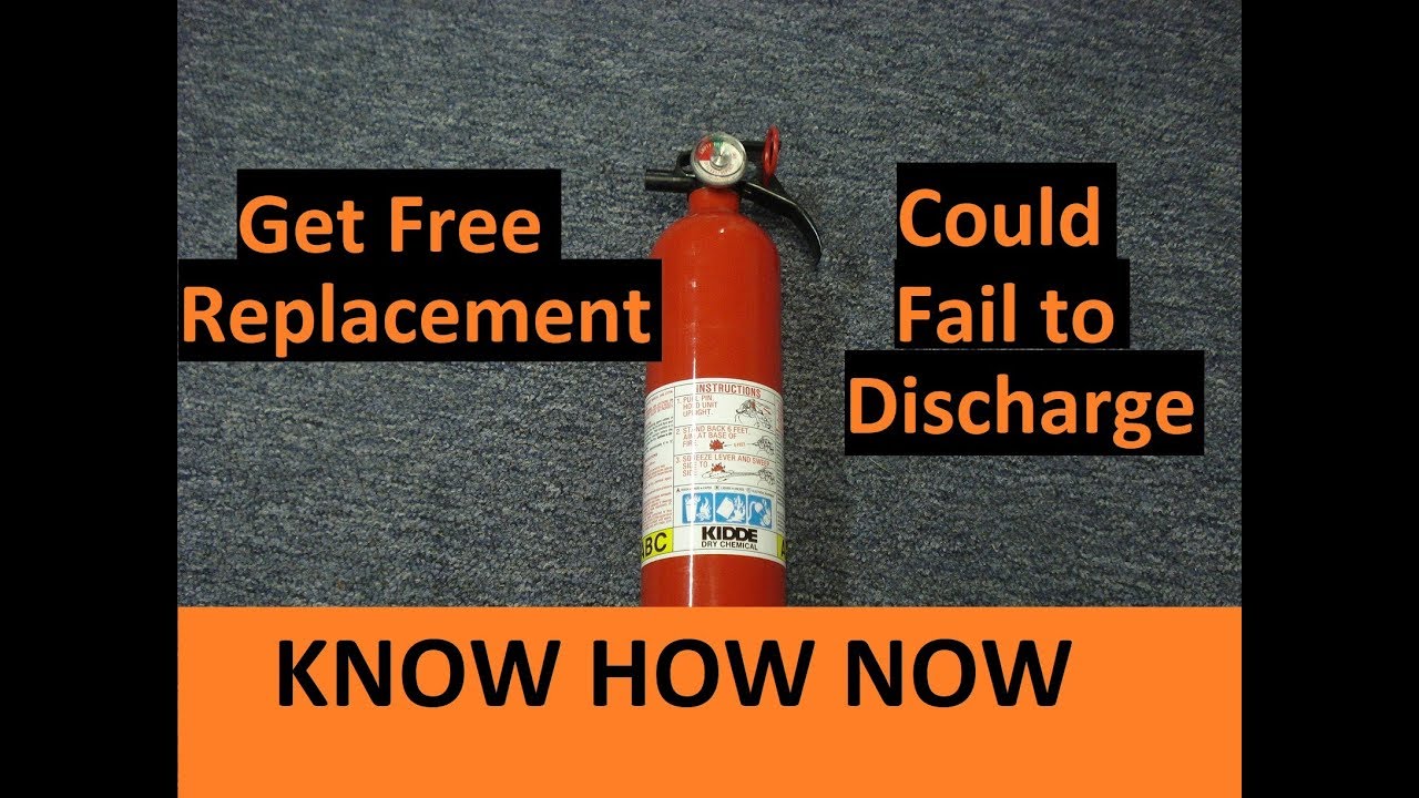 Kidde Fire Extinguisher Recall YouTube