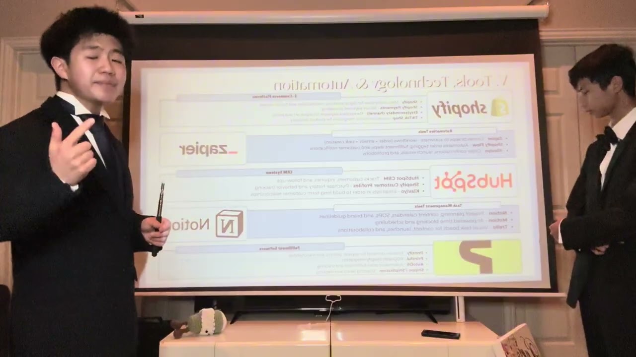 BPA Small Business Management Team - Ryan Tai & Eric Yoon