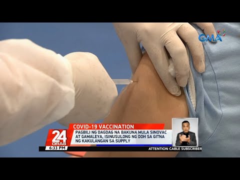 COVAX COVID-19 vaccine facility faces shortfall in supply - WHO | 24 Oras