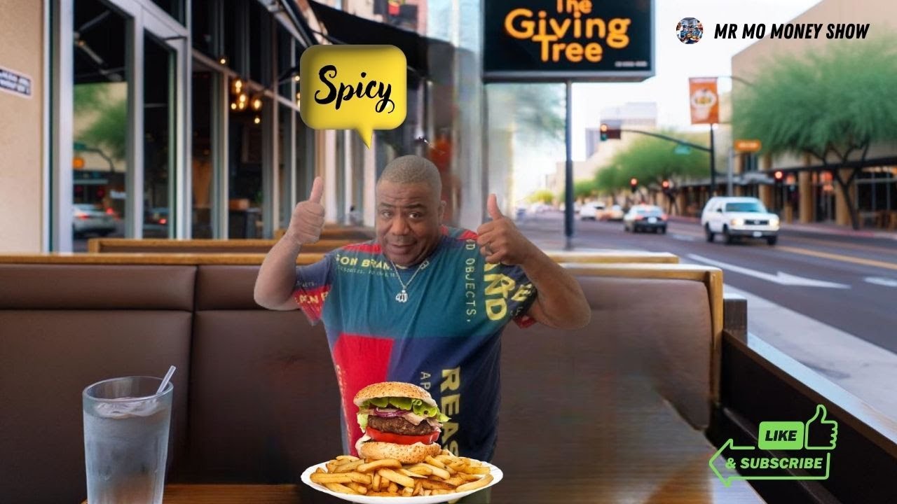 Mr. Moe Money Chow Down Tries Vegan Food at Giving Tree - A Must-See!"