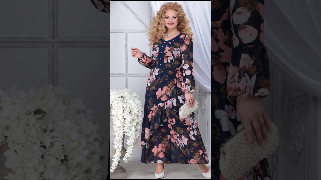 Нарядное Шифоновое Платье Больших Размеров фото 10