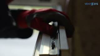 How to install trickle vents for window - Ventsys installation instruction