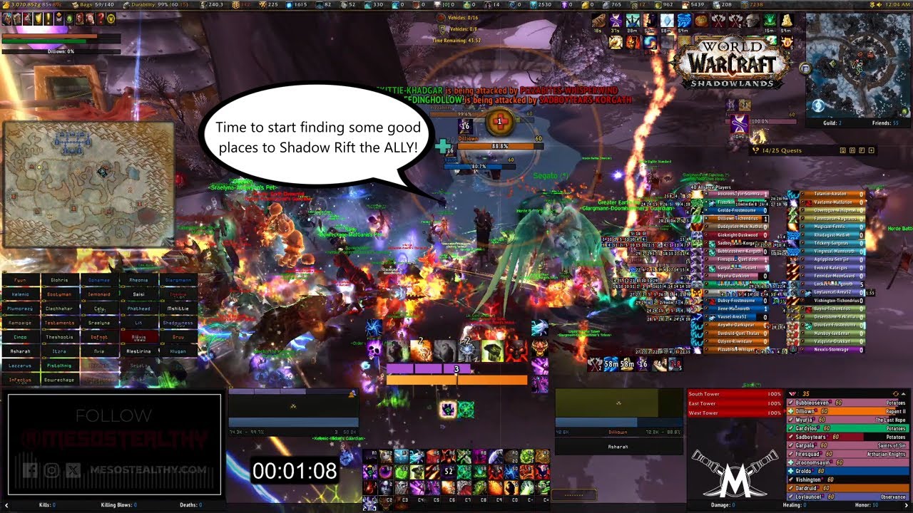 Gotta find some good places to Shadow Rift the ALLY while on this map ...