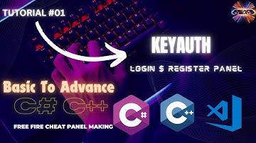 How to Make Panel For Free Fire | How to add KeyAuth , login ,Register | Basic to Advance Series #01