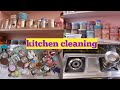 Vlog kitchen cleaning kitchen organization in telugu  sravani homely thoughts