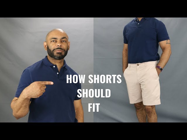 How Men's Shorts Should Fit 