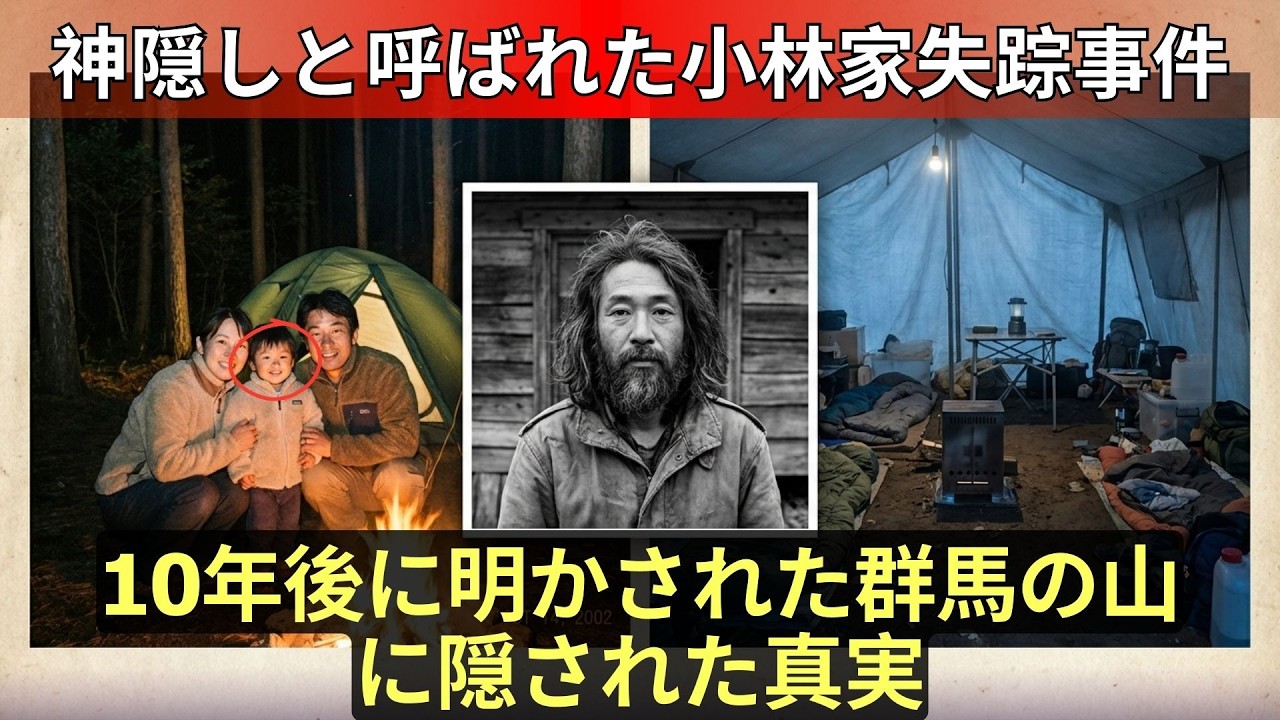 キャンプ中に消えた一家――10年後に戻った息子が語った戦慄の真実