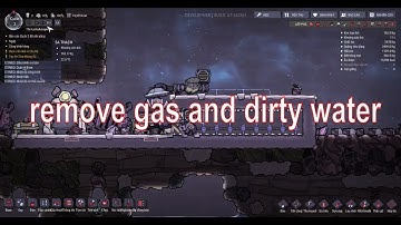 Oxygen Not Included - clear gas and simple dirty water | KH Gaming