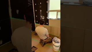 Starting Wall Tile Installation With Laser Precision 🔥