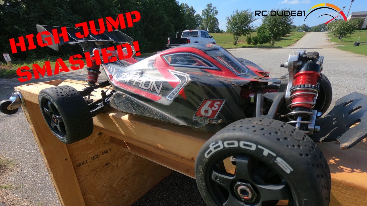 WORLD RECORD High Jump?!! 80+ft High launch!😱Arrma Typhon 6s+Multi rig