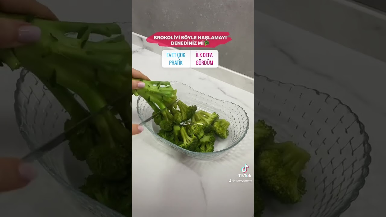 Bunu biliyor muydunuz? Brokoliyi böyle haşlamak çok pratik🥦👌🏻