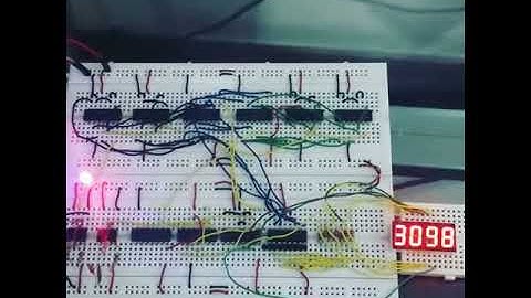 Contador con Display de 4 Dígitos Cátodo Común