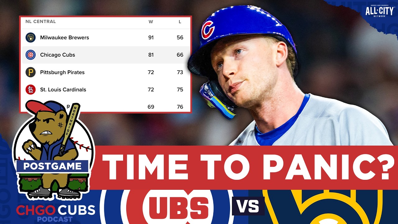 CUBS POSTGAME: PCA & Cubs SWEPT by Brewers, Bullpen Crisis Continues Before the Playoffs | CHGO Cubs