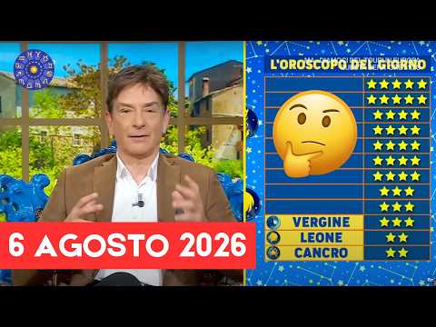 Video Oroscopo Paolo Fox Giovedì 6 Agosto 2026: La Saggezza delle Stelle per la Tua Giornata