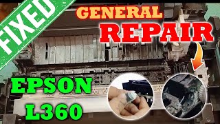 HOW TO FIX EPSON L360 CANNOT FEED PAPER GENERAL REPAIR