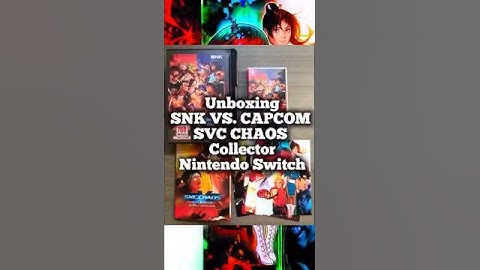#unboxing de #SNK Vs #Capcom SVC Chaos Édition #collector sur #nintendoswitch chez @pixnlovegames
