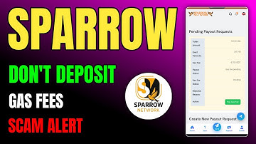 Sparrow Network Airdrop SCAM Alert ⚠️ | Gas Fee Trap & Withdrawal Warning