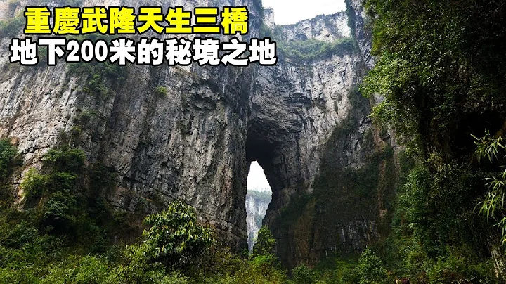 重庆武隆天生三桥，地下200米的祕境之地，世界上最大的天生桥群【大海去旅行】 - 天天要闻