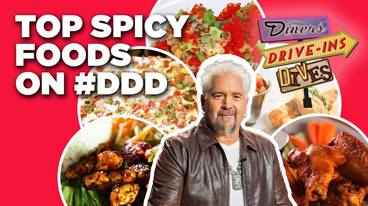 Top #DDD Spicy Food Videos with Guy Fieri Part 2! | Diners, Drive-Ins and Dives | Food Network