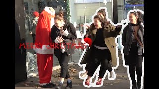 Christmas Scare prank with  Santa Claus 😂👍 Best compilation of scare prank 2022 #56
