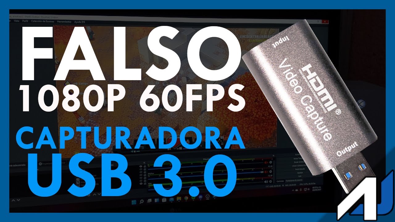 CAPTURADORA DE VIDEO HD DIWUER HDMI 1080p 4K USB