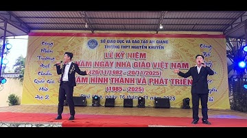 Lễ kỉ niệm 43 năm ngày Nhà Giáo Việt Nam và 40 năm thành lập trường THPT Nguyễn Khuyến l nn dau