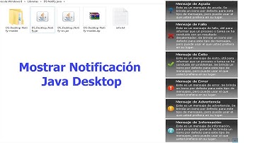 Servicio de notificación en Java Netbeans