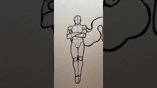How to Draw a Supervillain Pose #draw #drawing #sketch #howtodraw #art #villain #shorts