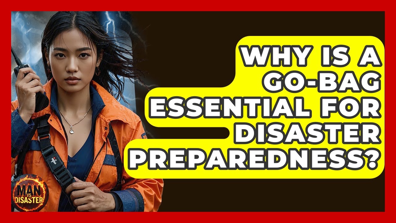Why Is A Go-Bag Essential For Disaster Preparedness? - Man vs. Disaster