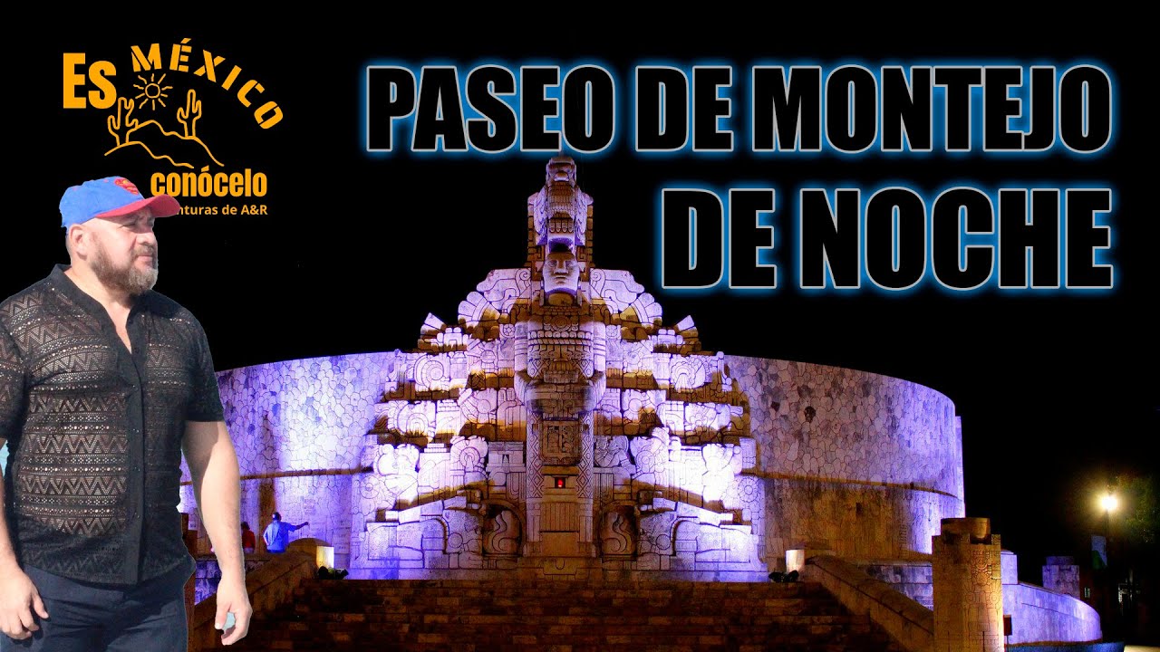 Paseo de Montejo una mirada de noche