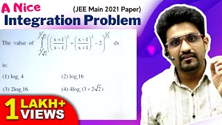A nice integration problem from JEE Mains 2021 paper