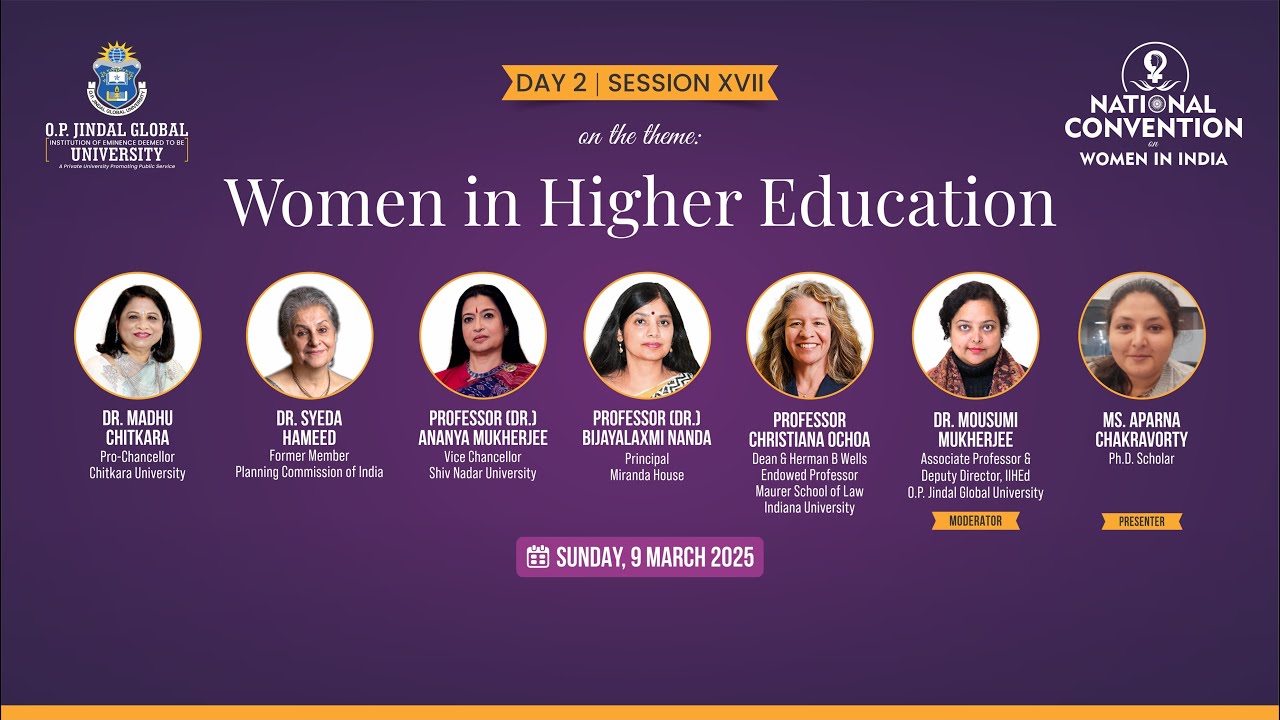 SESSION XVII: Women in Higher Education - YouTube