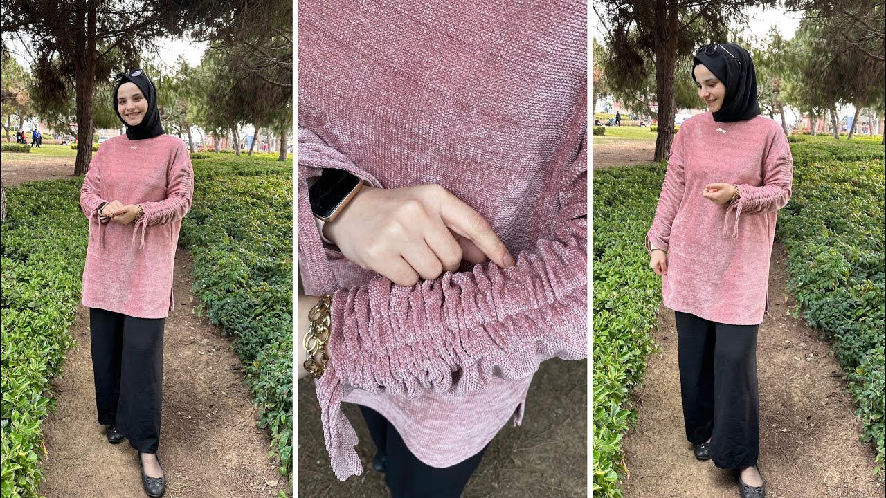 Kolu büzgülü pratik tunik dikimi /sewing/dikiş