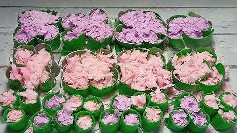 Oddly satisfying soap curls crushing video /Satisfying ASMR/Relaxing sounds/no talking