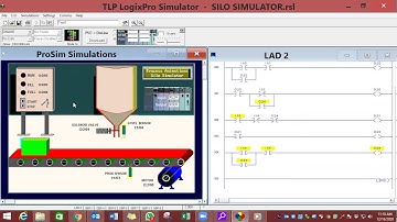 silo simulation on logix pro ladder simulator