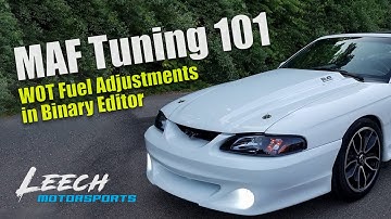 MAF Tuning 101 in Binary Editor - Full Throttle Fueling