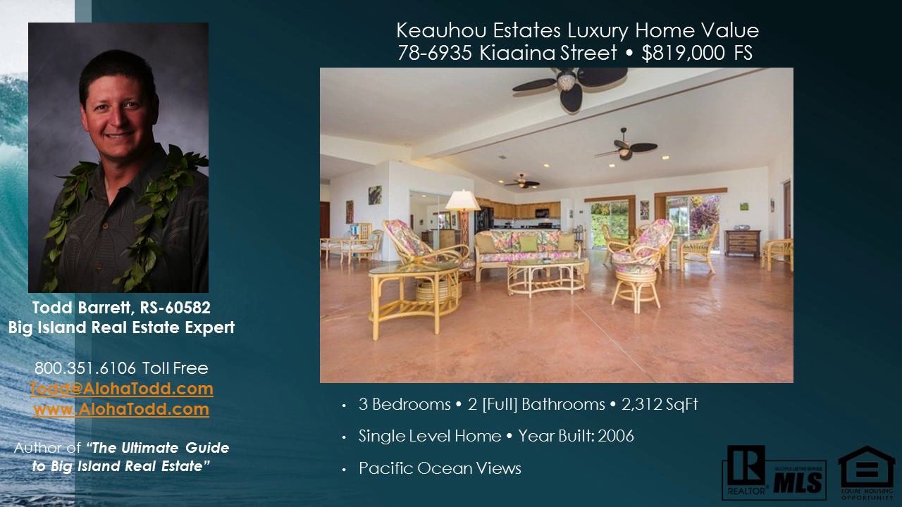 Houses for Sale in Keauhou Estates Vacation Rental 786935 Kiaaina
