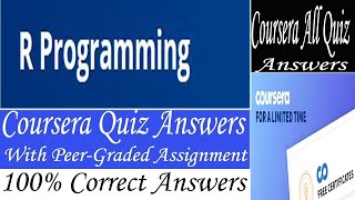 R Programming Coursera Quiz Answers, Week (1-4) All Quiz Answers With Assignment