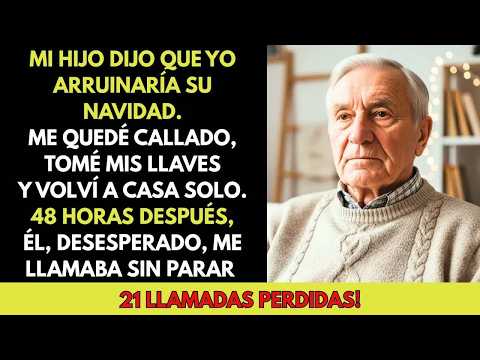 Mi hijo me humilló en Navidad… así que dejé de pagar todo lo que era de él