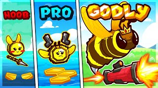 I Upgraded Bees with DEADLY Weapons in Bee Island