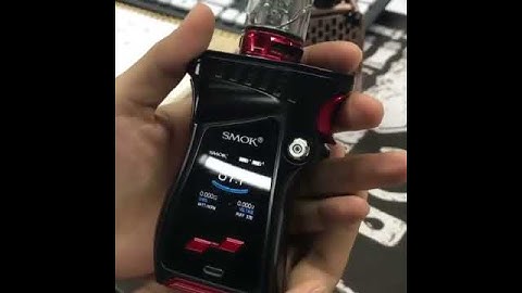 How to set your customizations of SMOK MAG 225W Mod Kit