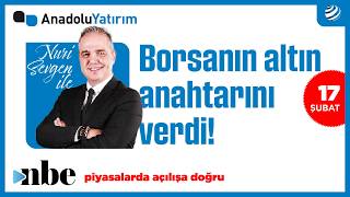 Dr. Nuri Sevgen Borsanın Altın Anahtarını Verdi Aynı Şeyi Söylemekten Bıktım