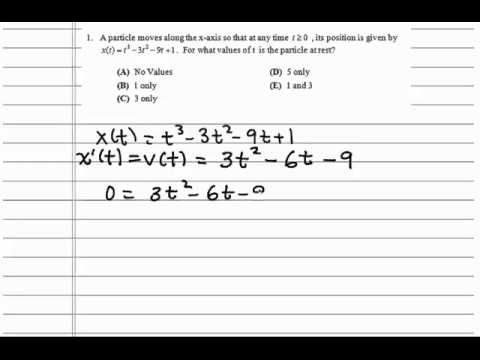 Calculus Ch 2 MC Practice Solutions #1