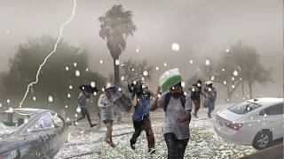 8,000 Without Power As Giant Hail Slams Texas Cars Smashed, Homes Wrecked, Chaos Everywhere
