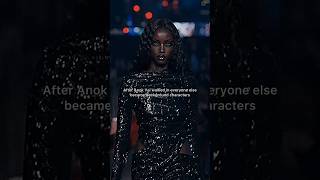 She looks so unreal #anokyai #fashion #model #gucci #trending #edit #runway #black #viral
