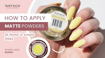 How to Apply: Sistaco Matte Application Steps Tutorial *SO QUICK*