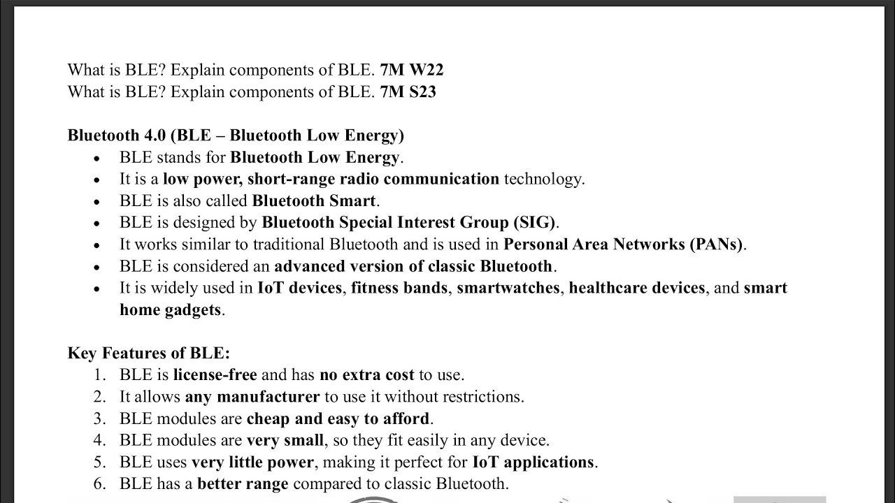 3.2 - BLE (Bluetooth Low Energy), Li-Fi, Zigbee Protocol - IoT